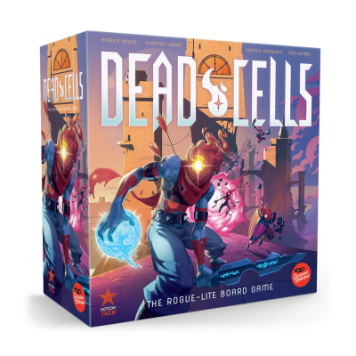 Dead Cells spelbox med actionfylld illustration och fantasy­miljö.