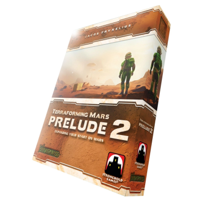 Terraforming Mars Prelude 2 spelbox med astronauter på Mars.